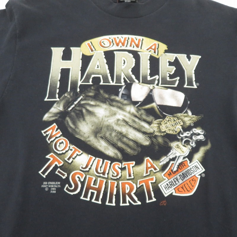 HARLEY-DAVIDSON | ハーレーダビットソン 半袖Ｔシャツ ブラック サイズ：L【瀬戸大橋店】