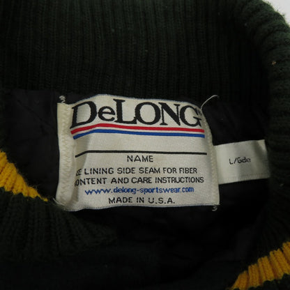 DeLONG | デロング ウールジャケット スタジャン グリーン サイズ：L【瀬戸大橋店】