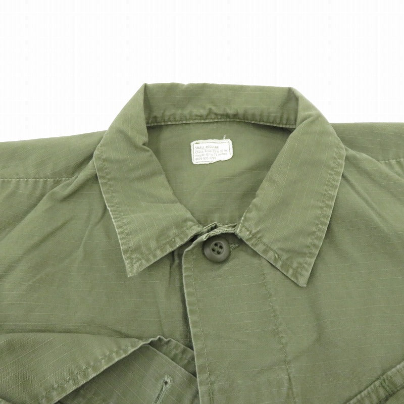 MILITARY衣料 | ミリタリーイリョウ U.S.ARMY/JUNGLE FATIGUE JACKET ミリタリージャケット 8405-935-4705 カーキ サイズ：S【瀬戸大橋店】