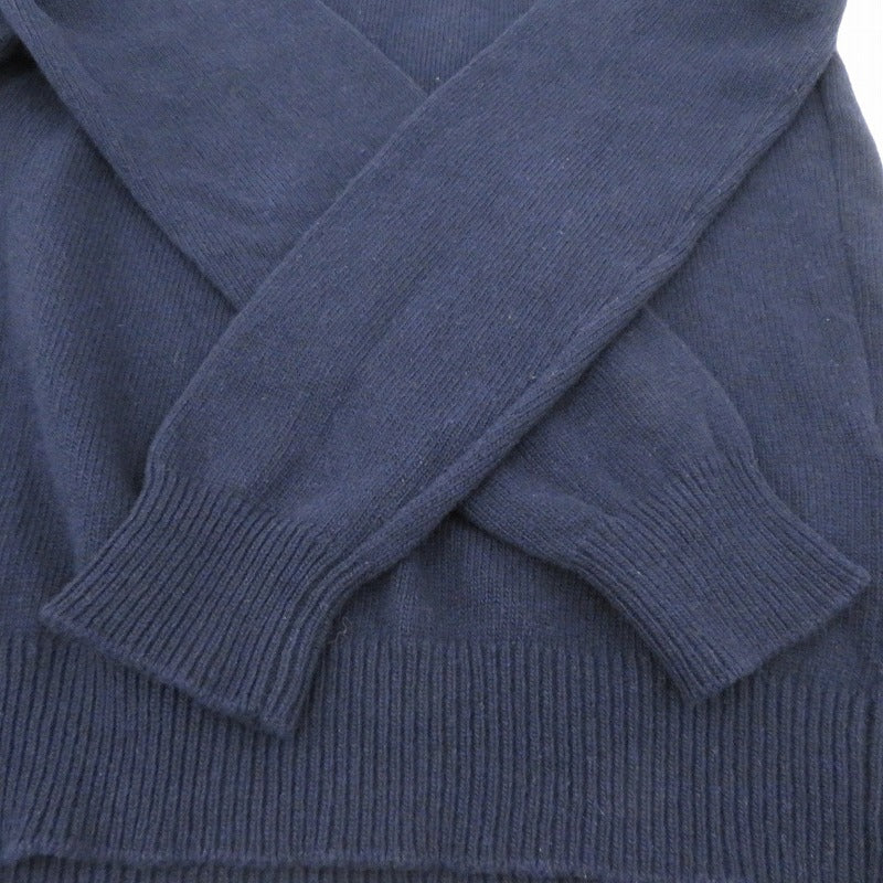 STONE ISLAND | ストーンアイランド ミドルゲージウールナイロンクルーネックニット セーター 7715508A3 ネイビー サイズ：L【瀬戸大橋店】