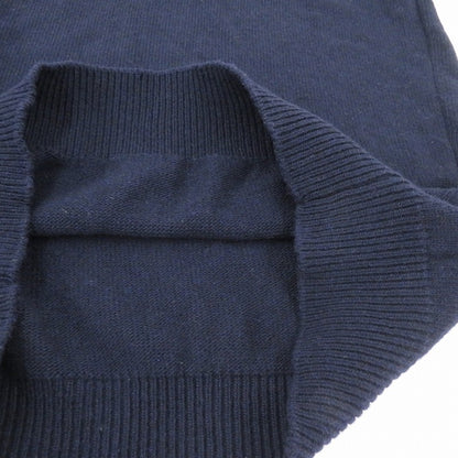 STONE ISLAND | ストーンアイランド ミドルゲージウールナイロンクルーネックニット セーター 7715508A3 ネイビー サイズ：L【瀬戸大橋店】