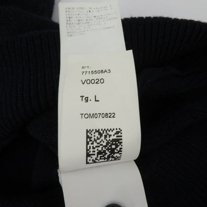 STONE ISLAND | ストーンアイランド ミドルゲージウールナイロンクルーネックニット セーター 7715508A3 ネイビー サイズ：L【瀬戸大橋店】