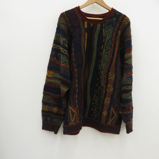 COOGI | クージー 90'S ウールセーター ニット マルチカラー サイズ：L【瀬戸大橋店】