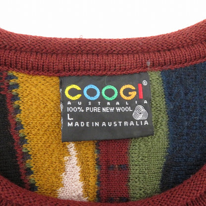 COOGI | クージー 90'S ウールセーター ニット マルチカラー サイズ：L【瀬戸大橋店】