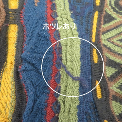 COOGI | クージー 90'S ウールセーター ニット マルチカラー サイズ：L【瀬戸大橋店】