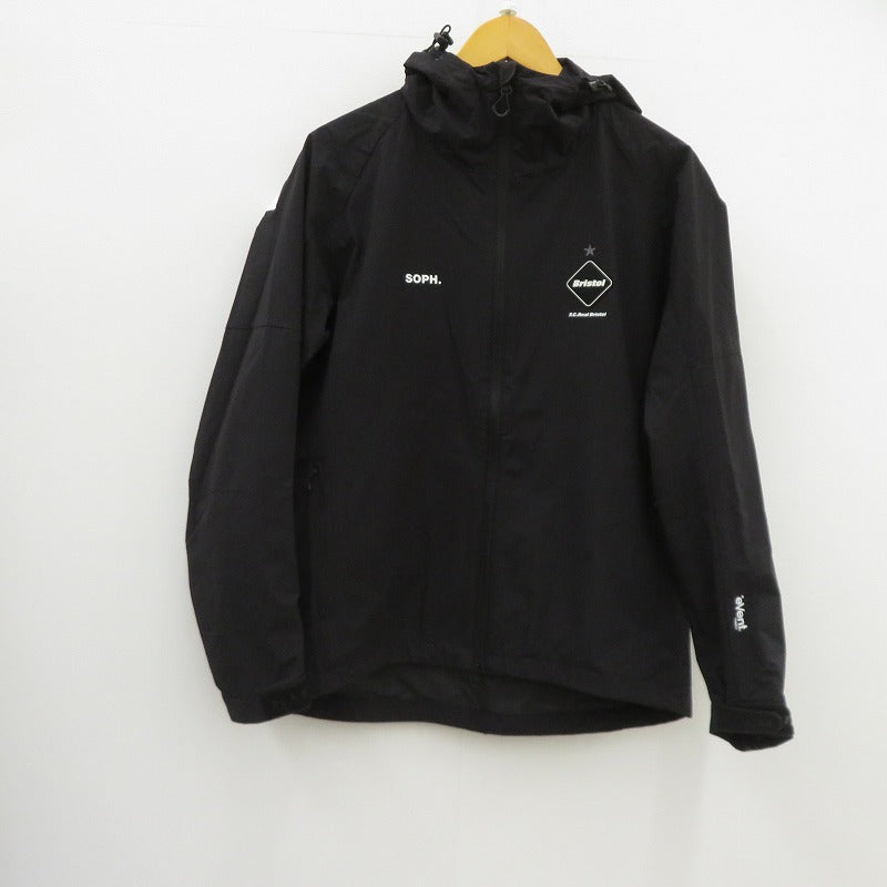 FCRB | エフシーアールビー BIG LOGO WARM UP JACKET ナイロンジャケット FCRB-210000 ブラック サイズ：S【瀬戸大橋店】