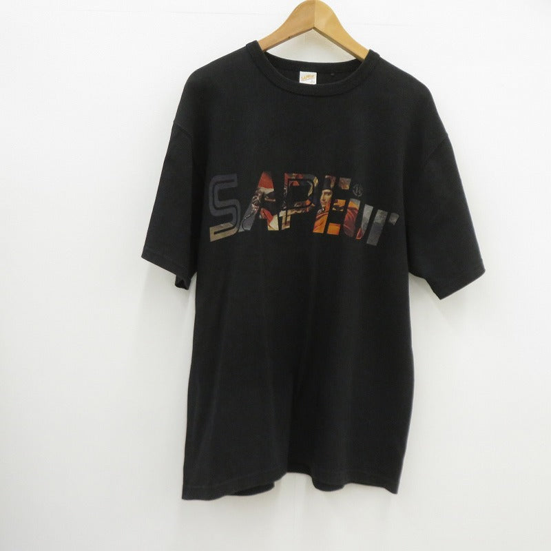 SAPEur | サプール 半袖Ｔシャツ ブラック サイズ：L【瀬戸大橋店】