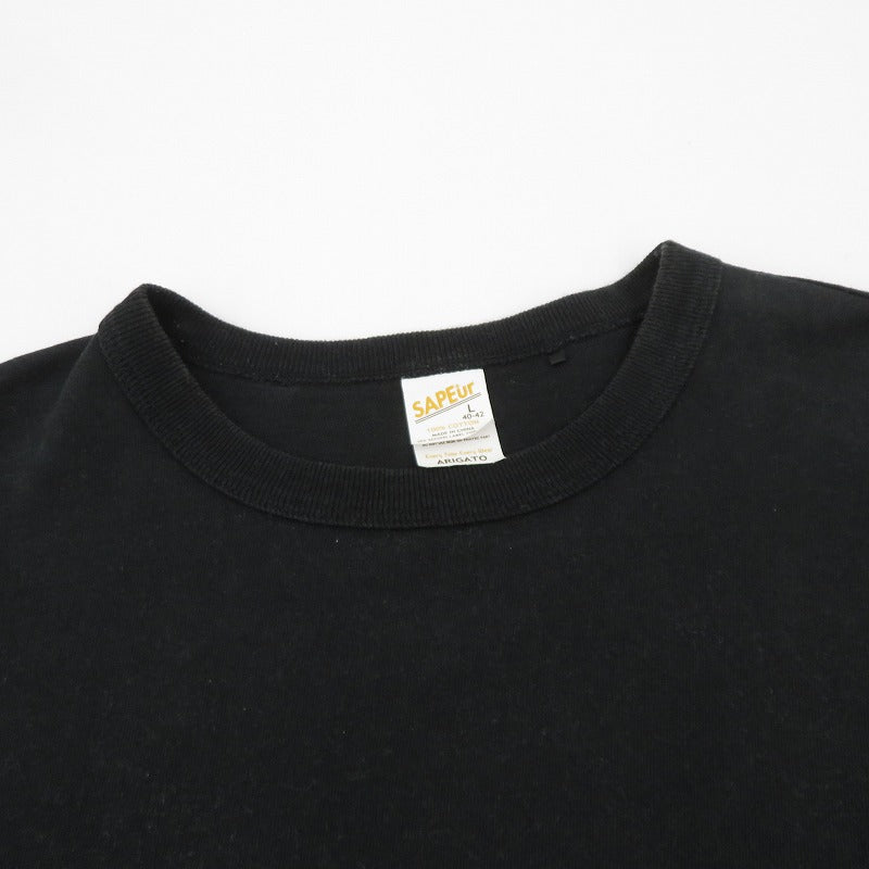 SAPEur | サプール 半袖Ｔシャツ ブラック サイズ：L【瀬戸大橋店】