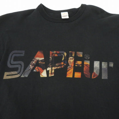 SAPEur | サプール 半袖Ｔシャツ ブラック サイズ：L【瀬戸大橋店】
