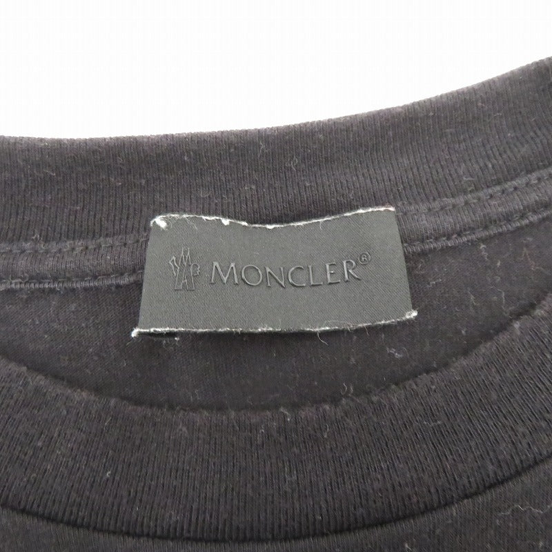 MONCLER | モンクレール SS T-SHIRT 24年製 半袖Ｔシャツ K10918C00005 ブラック サイズ：S【瀬戸大橋店】