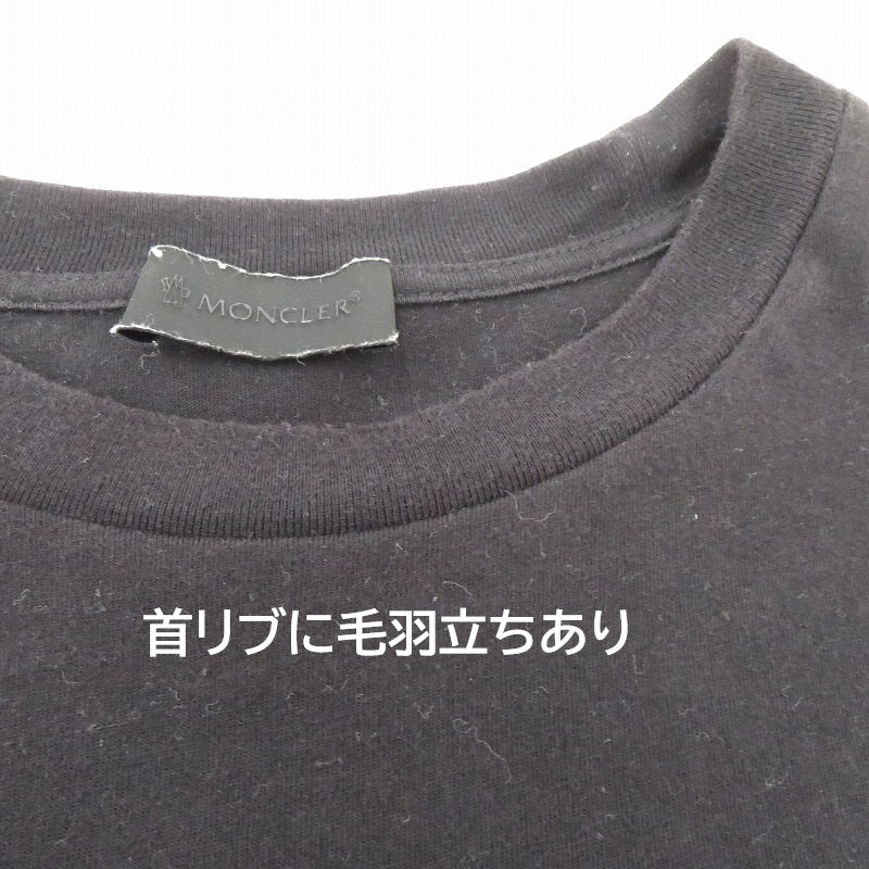 MONCLER | モンクレール SS T-SHIRT 24年製 半袖Ｔシャツ K10918C00005 ブラック サイズ：S【瀬戸大橋店】