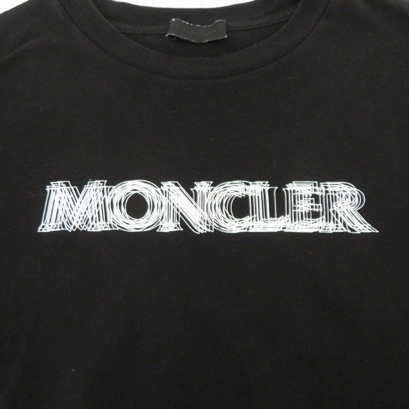 MONCLER | モンクレール SS T-SHIRT 24年製 半袖Ｔシャツ K10918C00005 ブラック サイズ：S【瀬戸大橋店】