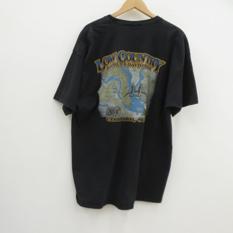 HARLEY-DAVIDSON | ハーレーダビットソン ピンナップガールTシャツ 半袖Ｔシャツ サイズ:2XL ブラック【瀬戸大橋店】