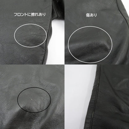 MOTO FIELD レザー パンツ ブラック サイズ：L【瀬戸大橋店】