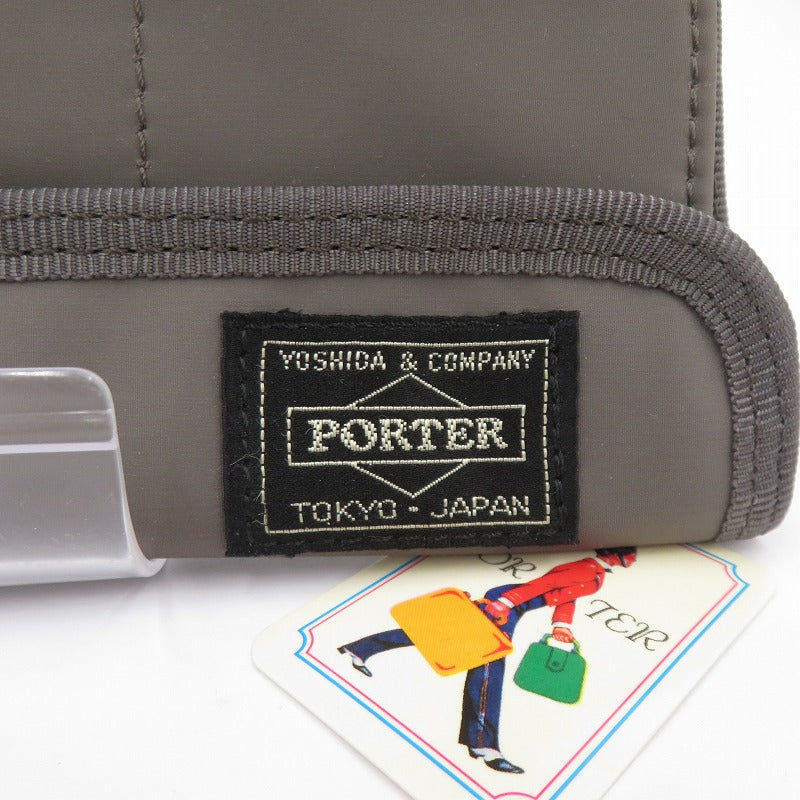 PORTER | ポーター DELUXE 長財布 643-06884 グレー【瀬戸大橋店】