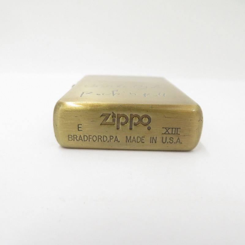 ZIPPO | ジッポ LIMITED EDITION 尾崎豊サイン刻印 ライター ゴールド【瀬戸大橋店】