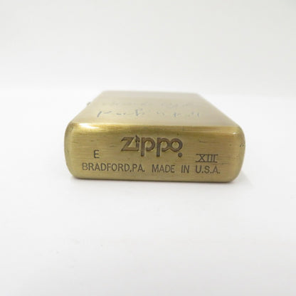 ZIPPO | ジッポ LIMITED EDITION 尾崎豊サイン刻印 ライター ゴールド【瀬戸大橋店】