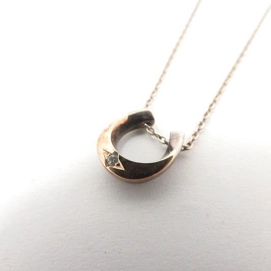 STAR JEWELRY/ホースシュー/トップ一部K10 ネックレス シルバー【瀬戸大橋店】