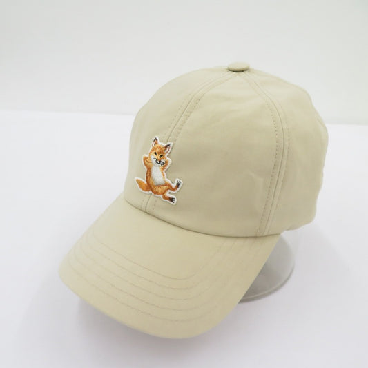 MAISON KITSUNE | メゾンキツネ キャップ ベージュ サイズ：FreeSize【瀬戸大橋店】