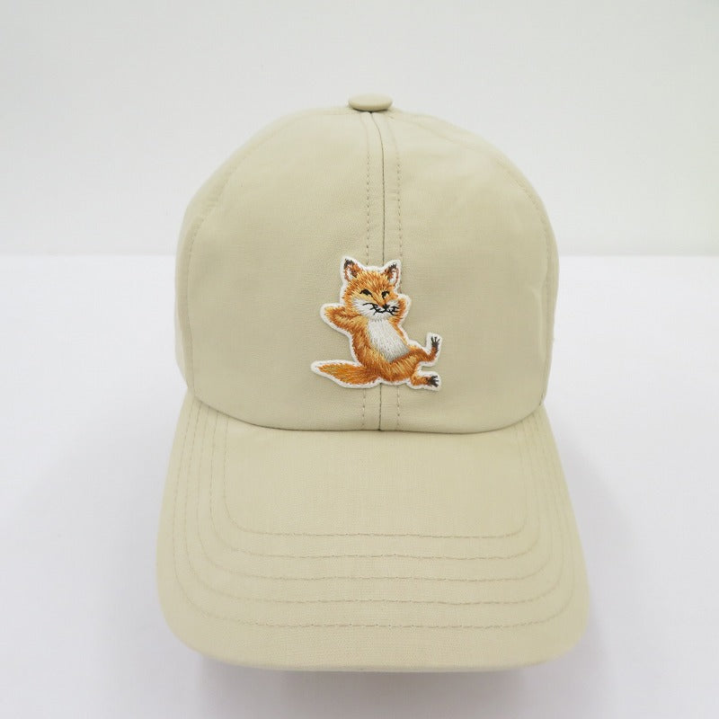 MAISON KITSUNE | メゾンキツネ キャップ ベージュ サイズ：FreeSize【瀬戸大橋店】