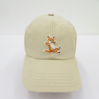 MAISON KITSUNE | メゾンキツネ キャップ ベージュ サイズ：FreeSize【瀬戸大橋店】