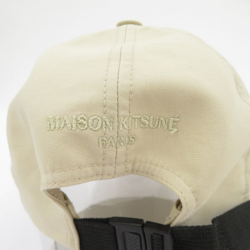 MAISON KITSUNE | メゾンキツネ キャップ ベージュ サイズ：FreeSize【瀬戸大橋店】