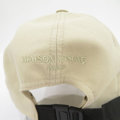 MAISON KITSUNE | メゾンキツネ キャップ ベージュ サイズ：FreeSize【瀬戸大橋店】