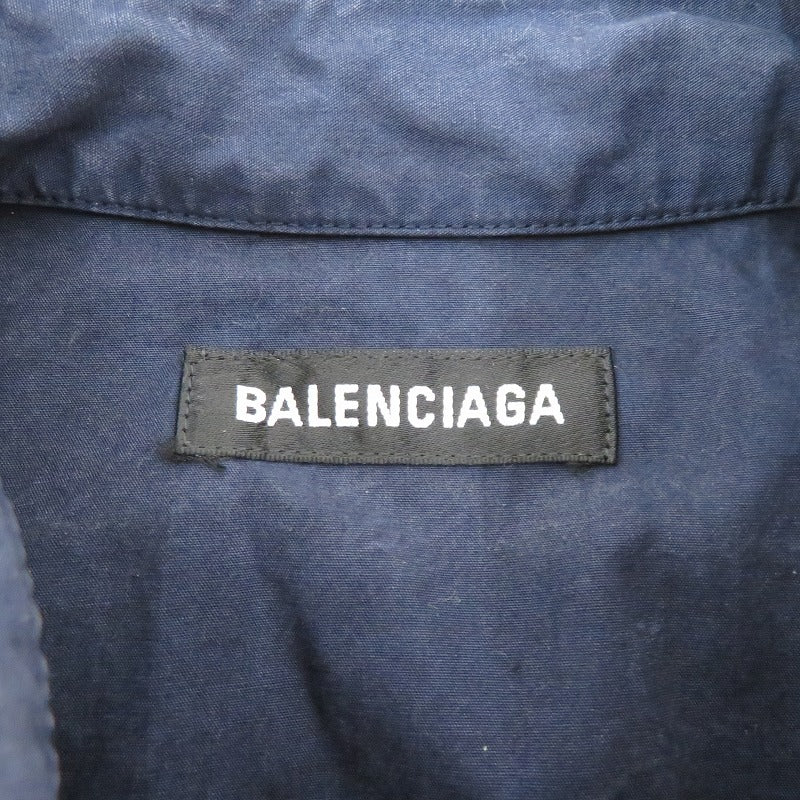 BALENCIAGA | バレンシアガ 長袖シャツ ネイビー サイズ：37【瀬戸大橋店】