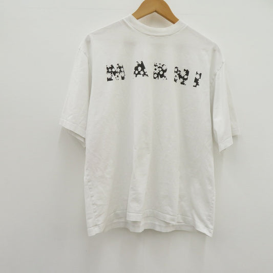 MARNI | マルニ POP FIELDS ロゴ 半袖Ｔシャツ HUMU0223IP ホワイト サイズ：50【瀬戸大橋店】