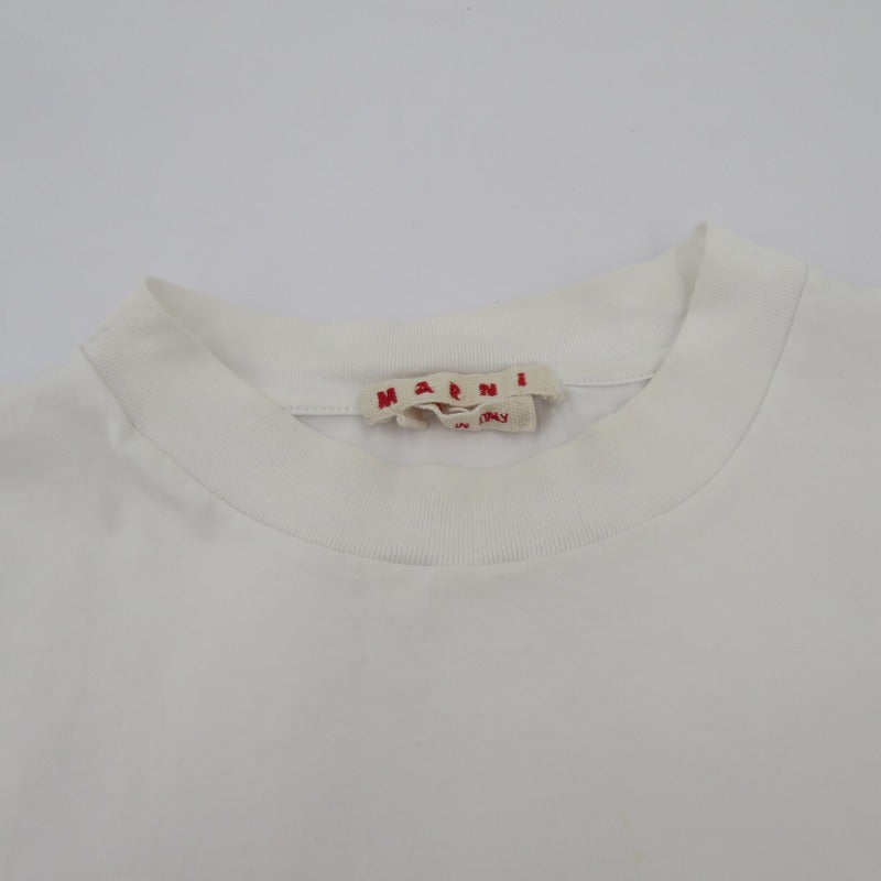 MARNI | マルニ POP FIELDS ロゴ 半袖Ｔシャツ HUMU0223IP ホワイト サイズ：50【瀬戸大橋店】