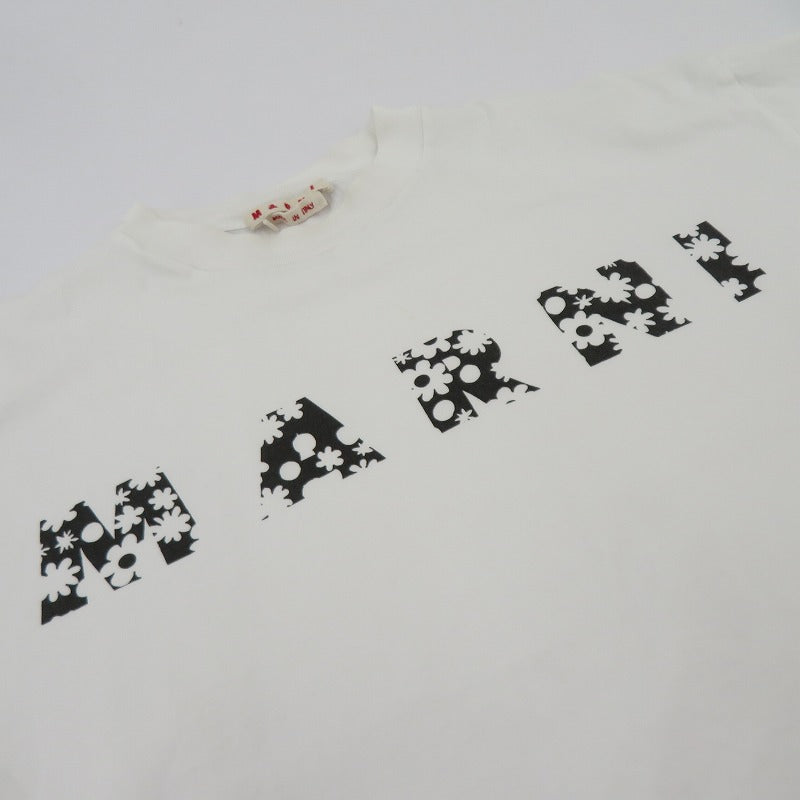 MARNI | マルニ POP FIELDS ロゴ 半袖Ｔシャツ HUMU0223IP ホワイト サイズ：50【瀬戸大橋店】