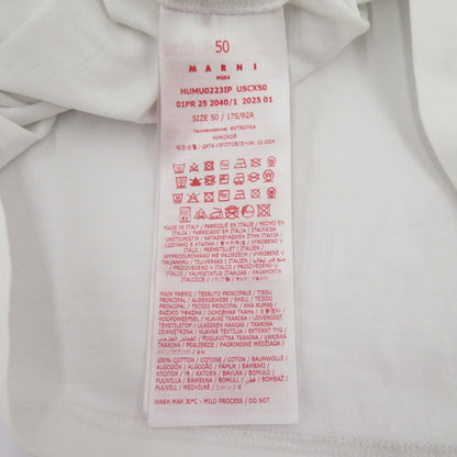MARNI | マルニ POP FIELDS ロゴ 半袖Ｔシャツ HUMU0223IP ホワイト サイズ：50【瀬戸大橋店】