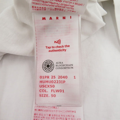 MARNI | マルニ POP FIELDS ロゴ 半袖Ｔシャツ HUMU0223IP ホワイト サイズ：50【瀬戸大橋店】