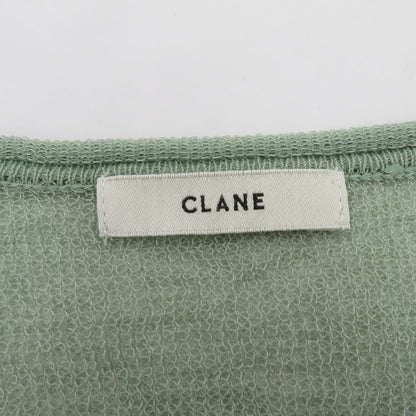 CLANE | クラネ SHEER ROLLED EDGE KNIT CARDIGAN カーディガン 19106-2042 グリーン サイズ：2【瀬戸大橋店】