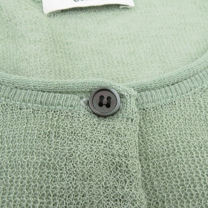 CLANE | クラネ SHEER ROLLED EDGE KNIT CARDIGAN カーディガン 19106-2042 グリーン サイズ：2【瀬戸大橋店】