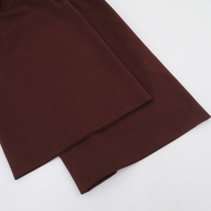 BALLSEY | ボールジー ポリエステルツイル 2タックスラックスパンツ その他ボトムス 11-04-42-04502 ボルドー/バーガンディー サイズ：32【瀬戸大橋店】