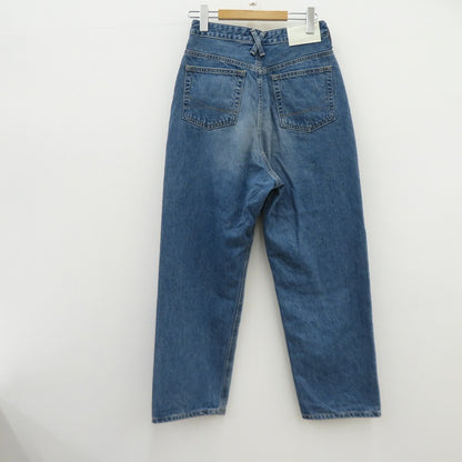 FASHIRU ×SOMETHING baggy fit Jeans デニムパンツ SFA13 サイズ:0 ブルー【瀬戸大橋店】