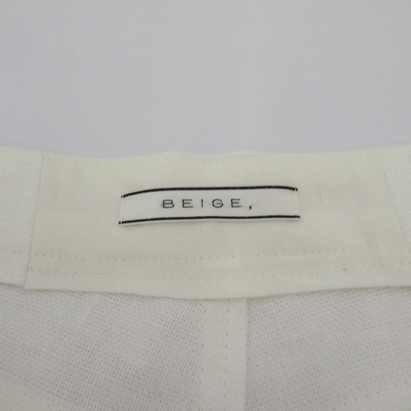 BEIGE, ワイドパンツ パンツ サイズ:6 ホワイト【瀬戸大橋店】
