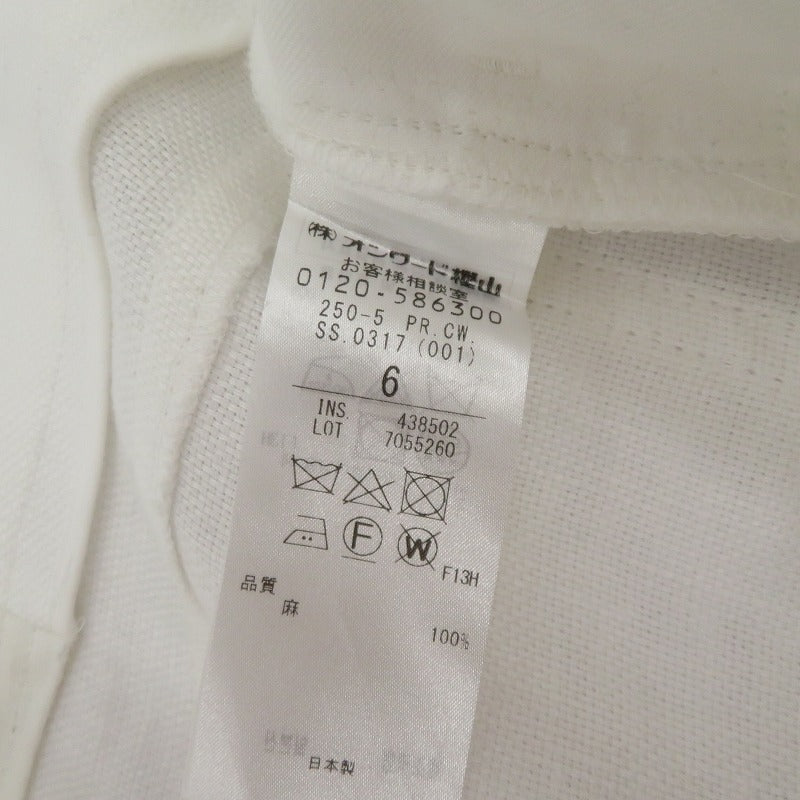BEIGE, ワイドパンツ パンツ サイズ:6 ホワイト【瀬戸大橋店】