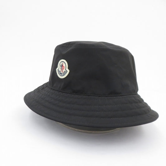 MONCLER | モンクレール BUCKET 22年製 バケットハット ハット I10913B00003 ブラック サイズ：M【瀬戸大橋店】