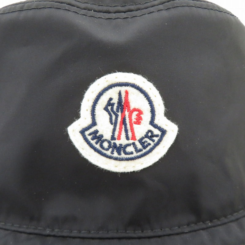 MONCLER | モンクレール BUCKET 22年製 バケットハット ハット I10913B00003 ブラック サイズ：M【瀬戸大橋店】