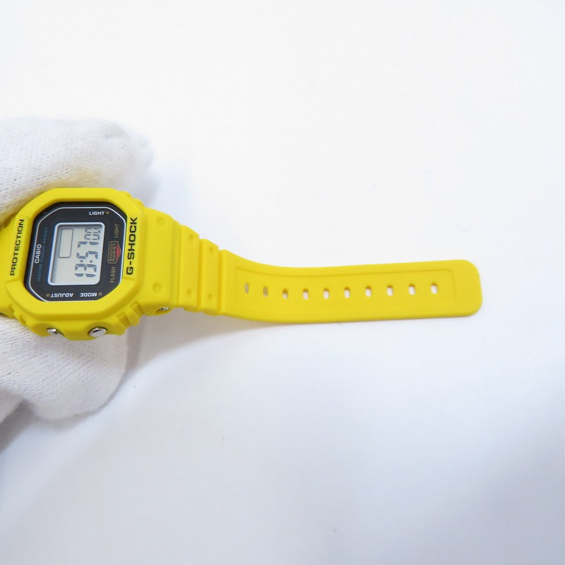 G-SHOCK | ジーショック デジタルクォーツ 指輪サイズ 腕時計 DWN-5600-9JR イエロー【瀬戸大橋店】