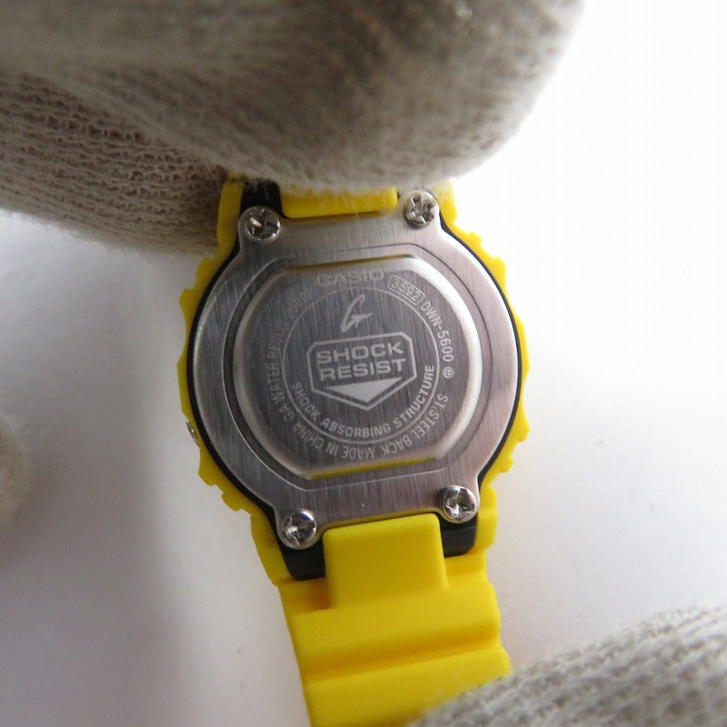 G-SHOCK | ジーショック G-SHOCK nano デジタルクォーツ　指輪サイズ 腕時計 DWN-5600-9JR イエロー【瀬戸大橋店】