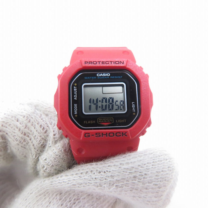 G-SHOCK | ジーショック デジタルクォーツ 指輪サイズ 腕時計 DWN-5600-4JR レッド【瀬戸大橋店】