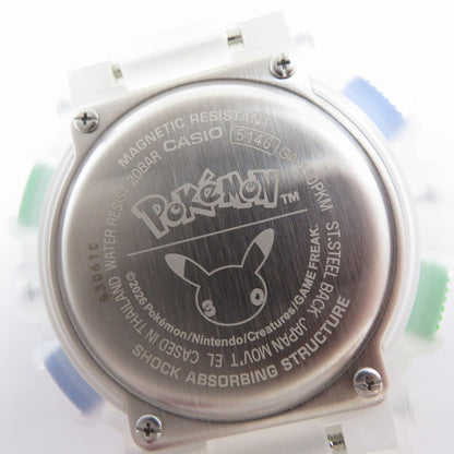 G-SHOCK | ジーショック ×Pokemon 30周年 アナデジクォーツ 腕時計 GA-110PKM-7AJR ホワイト【瀬戸大橋店】