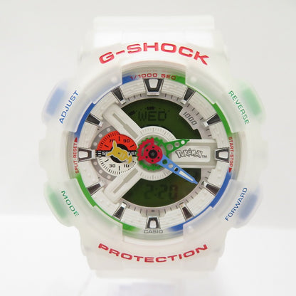 G-SHOCK | ジーショック ×Pokemon 30周年 アナデジクォーツ 腕時計 GA-110PKM-7AJR ホワイト【瀬戸大橋店】