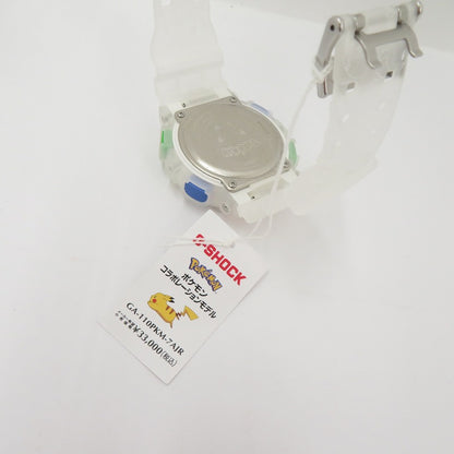 G-SHOCK | ジーショック ×Pokemon 30周年 アナデジクォーツ 腕時計 GA-110PKM-7AJR ホワイト【瀬戸大橋店】