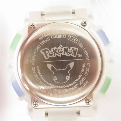 G-SHOCK | ジーショック ×Pokemon 30周年 アナデジクォーツ 腕時計 GA-110PKM-7AJR ホワイト【瀬戸大橋店】