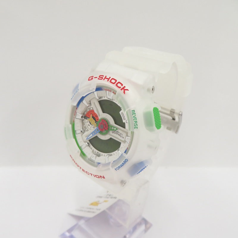 G-SHOCK | ジーショック ×Pokemon 30周年 アナデジクォーツ 腕時計 GA-110PKM-7AJR ホワイト【瀬戸大橋店】