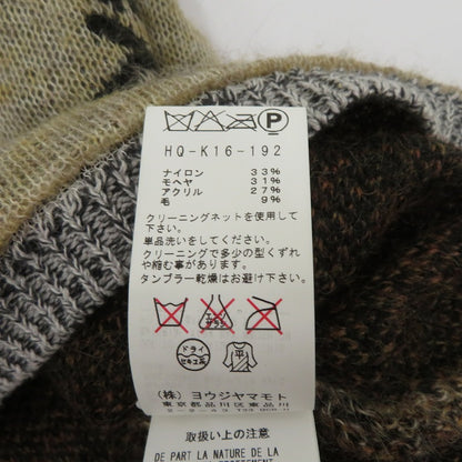 Yohji Yamamoto POUR HOMME | ヨウジヤマモトプールオム 2013AW セーター HQ-K16-192 ブラウン サイズ：3【瀬戸大橋店】